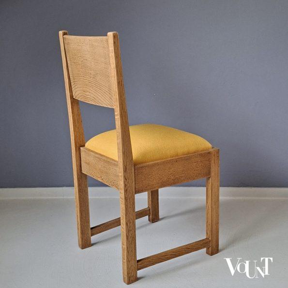 Set van 4 art deco eettafelstoelen, jaren '20/'30