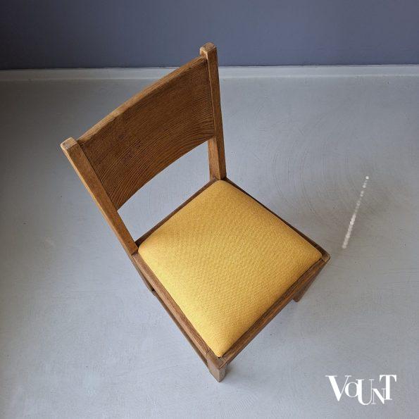 Set van 4 art deco eettafelstoelen, jaren '20/'30
