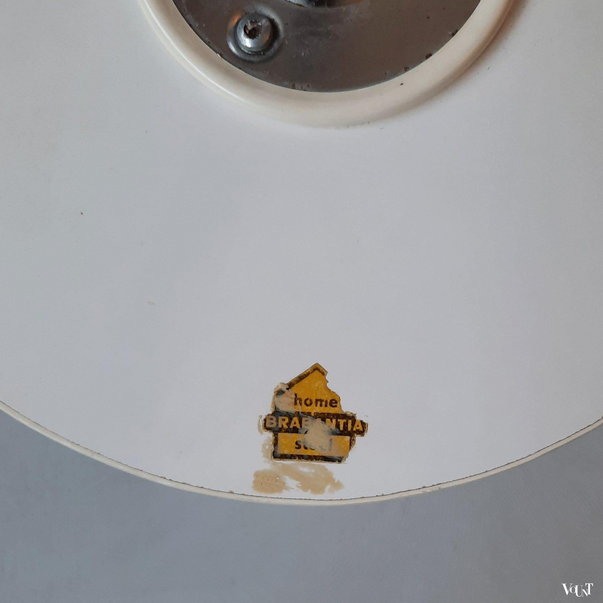 3 ronde bijzettafeltjes, Brabantia Home Steel, jaren '70