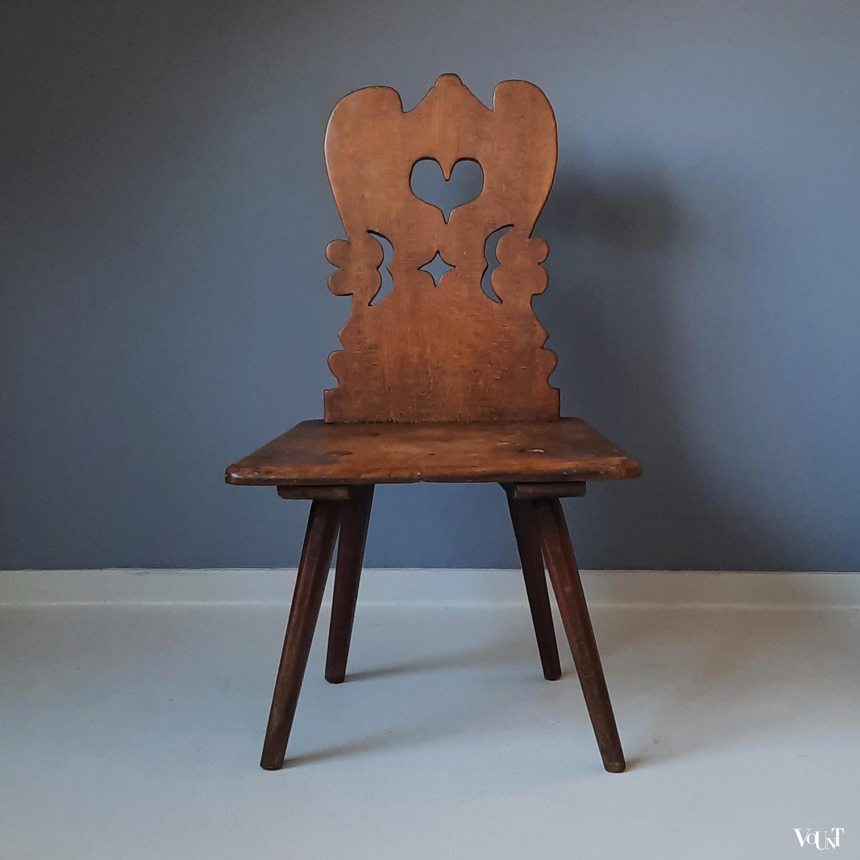 Antiek boerenstoeltje, rond 1900