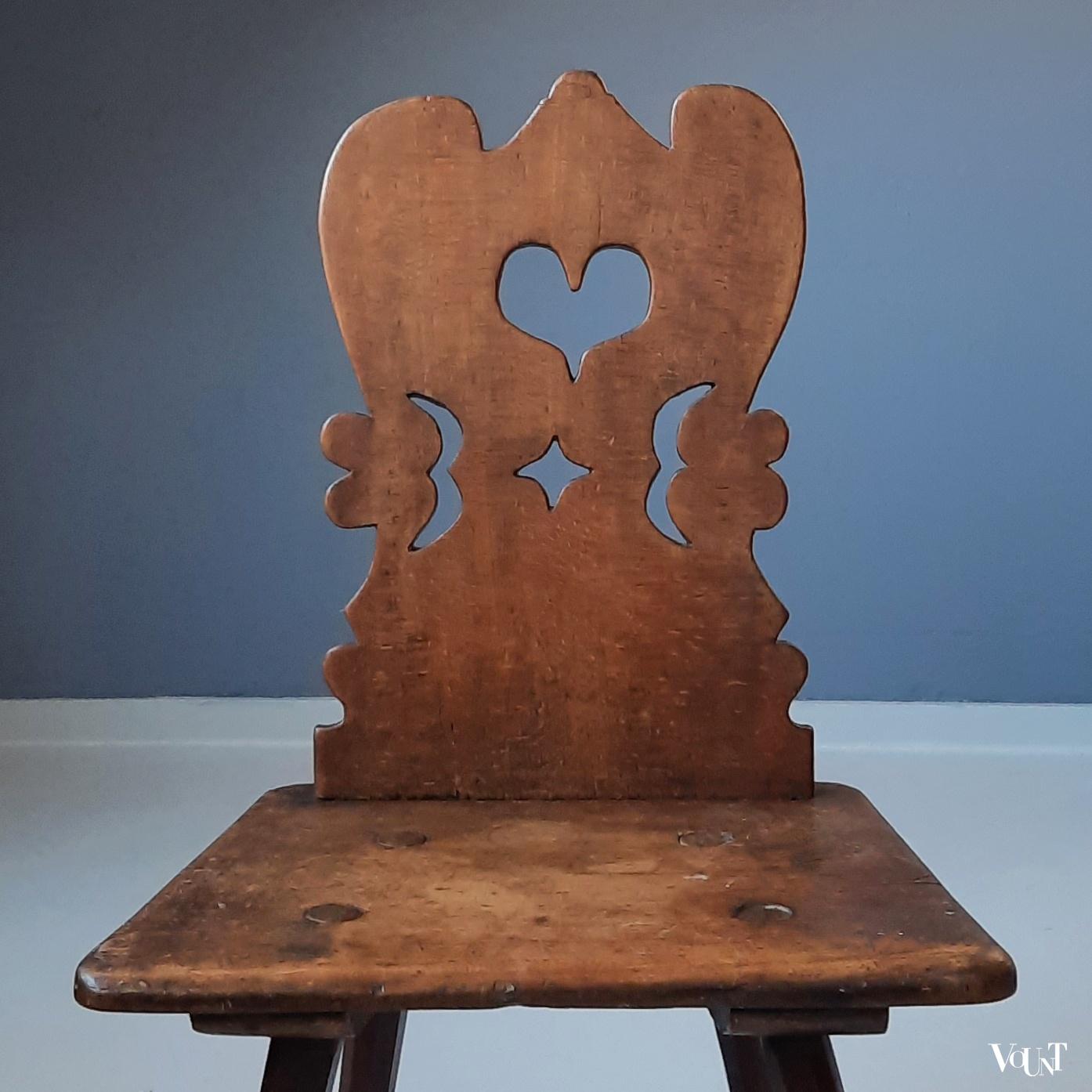 Antiek boerenstoeltje, rond 1900