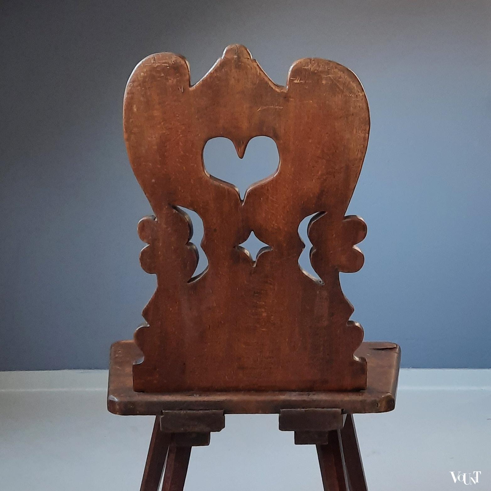 Antiek boerenstoeltje, rond 1900