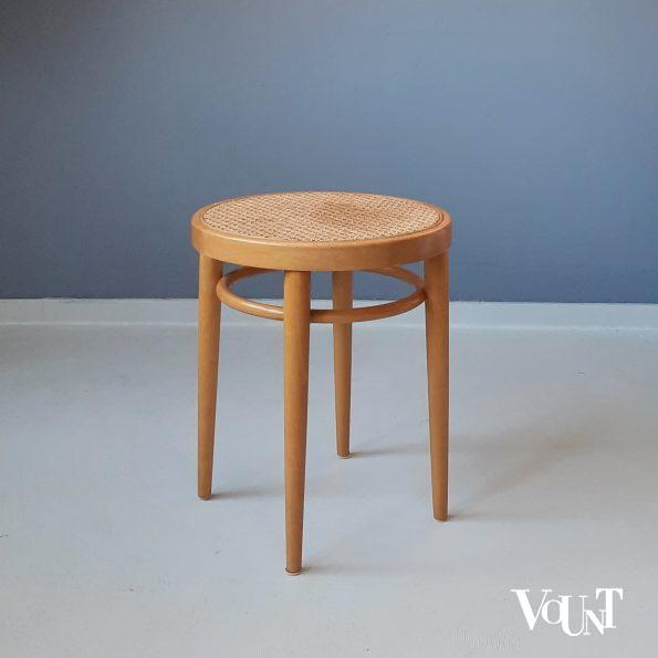 Originele blonde Thonet-kruk 214 RH, jaren '80