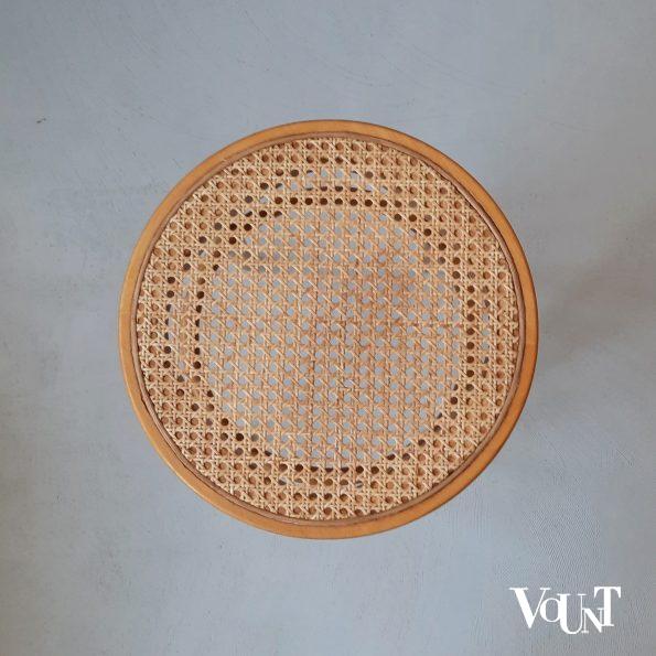 Originele blonde Thonet-kruk 214 RH, jaren '80