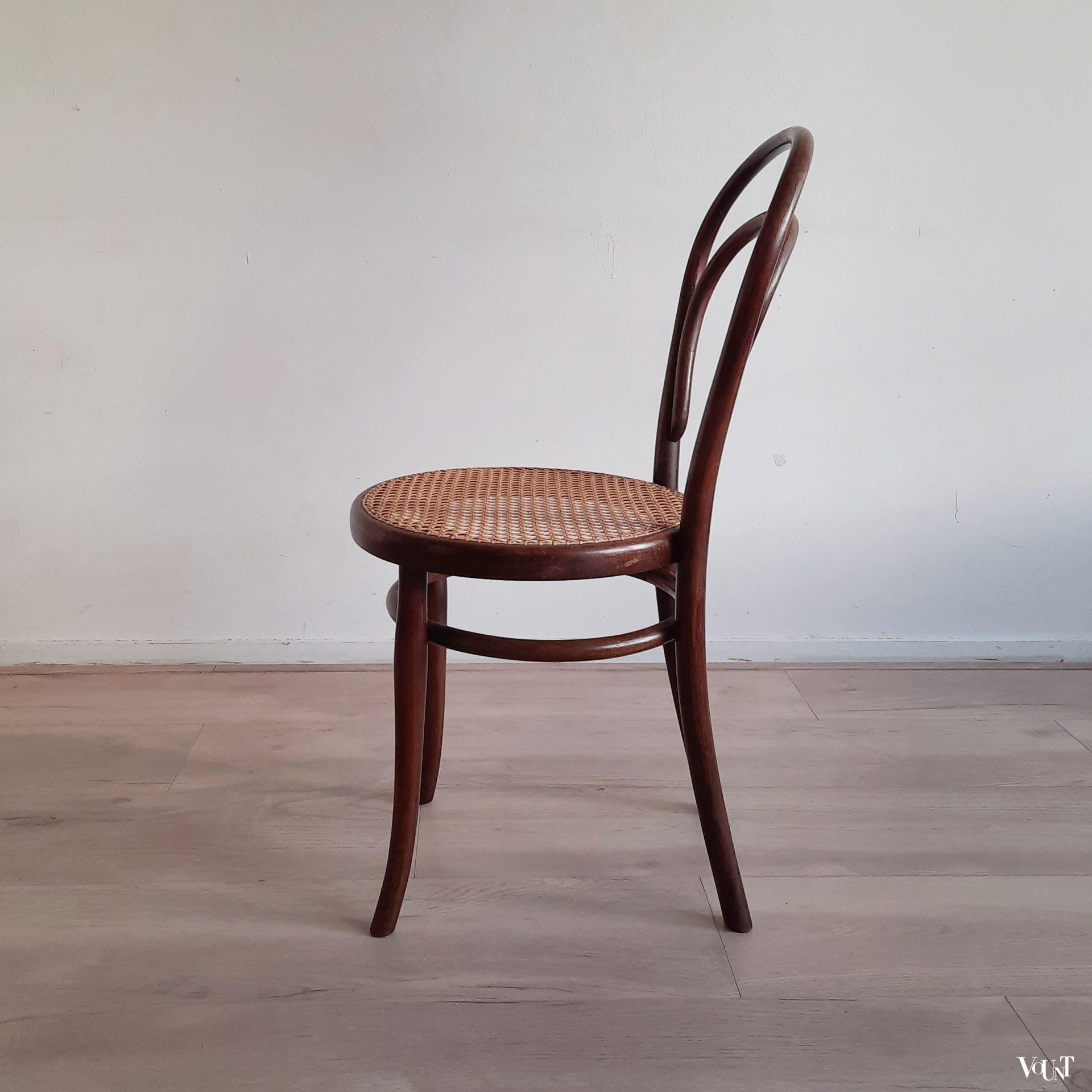 Set van 2 originele Thonet stoelen nr. 14, ca. 1910