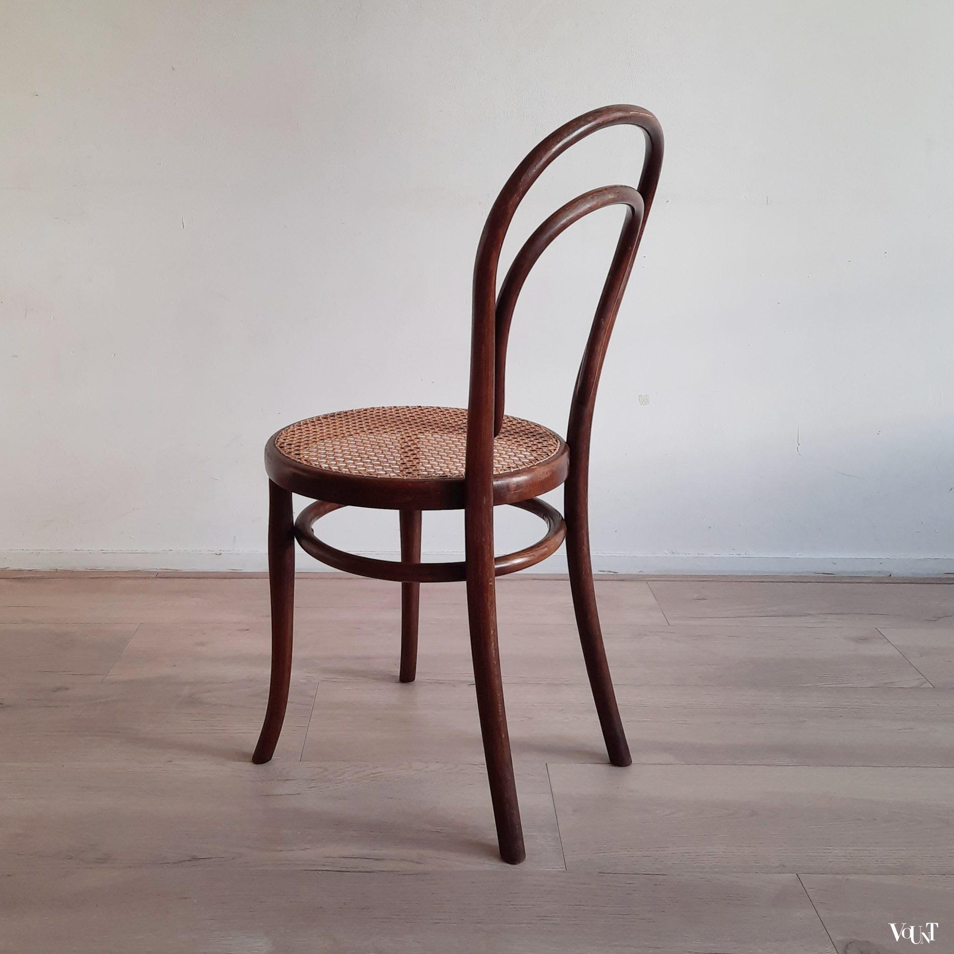 Set van 2 originele Thonet stoelen nr. 14, ca. 1910