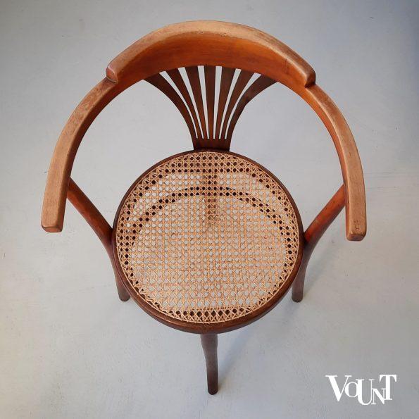 Antiek Thonet bureaustoeltje, rond 1900
