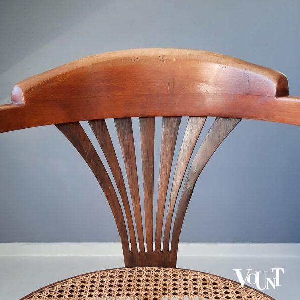Antiek Thonet bureaustoeltje, rond 1900
