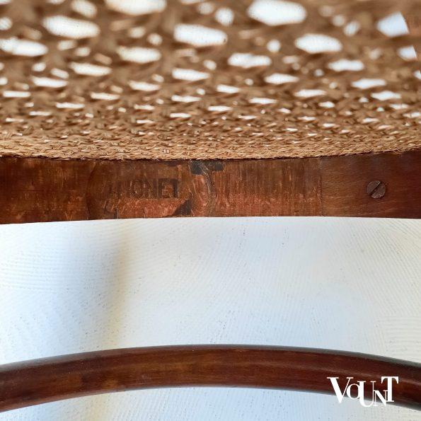 Antiek Thonet bureaustoeltje, rond 1900