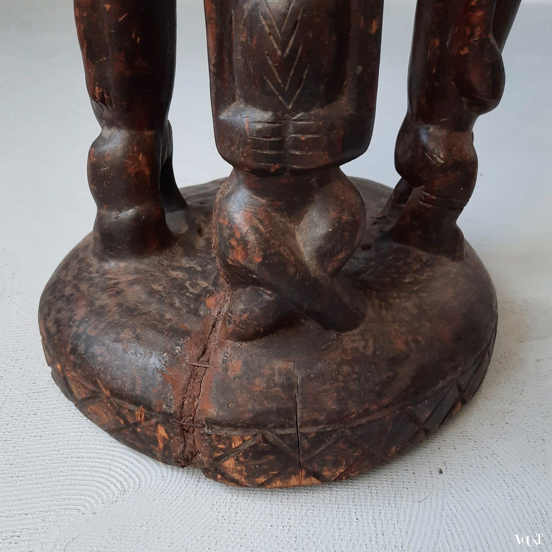 Afrikaanse houten kruk, jaren '60/'70