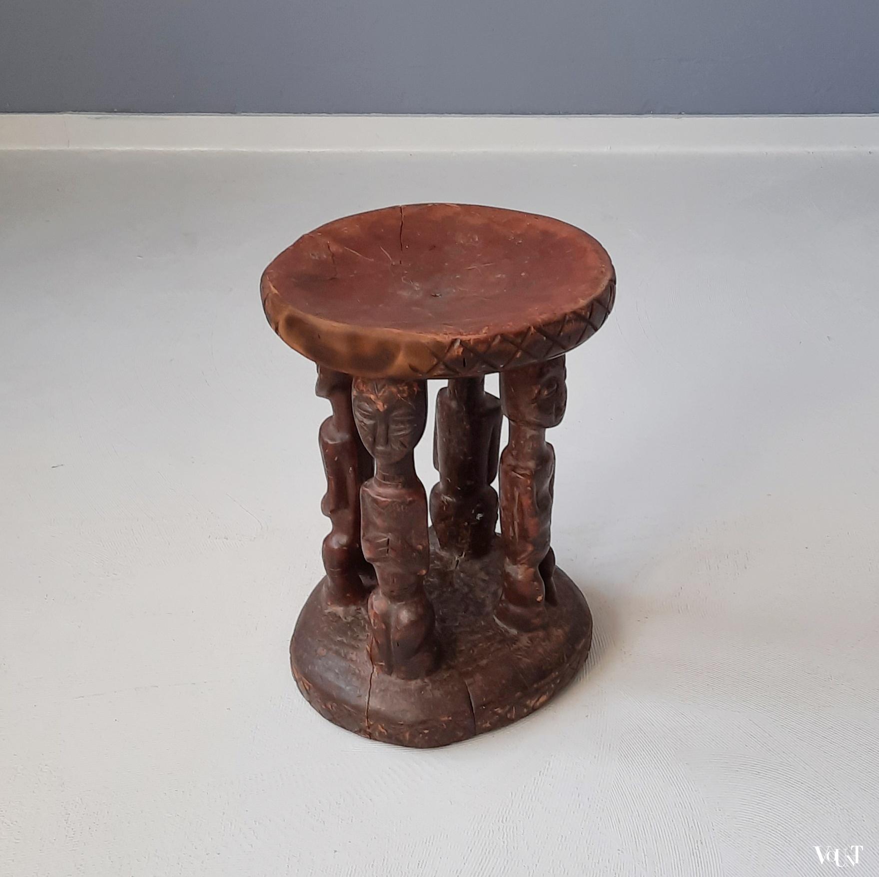 Afrikaanse houten kruk, jaren '60/'70