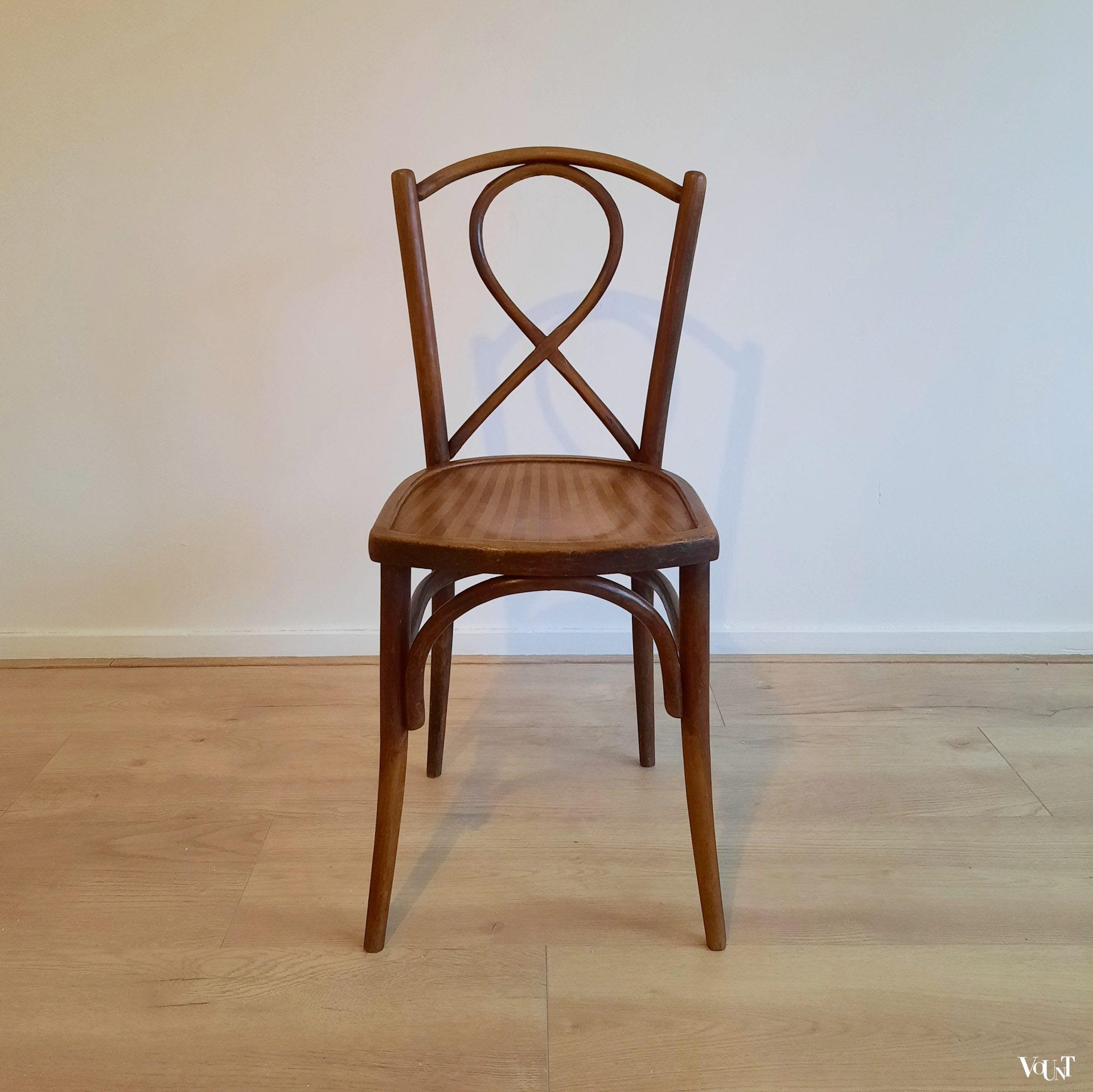 Set van 6 GYF stoelen, Frankrijk, ca. 1930