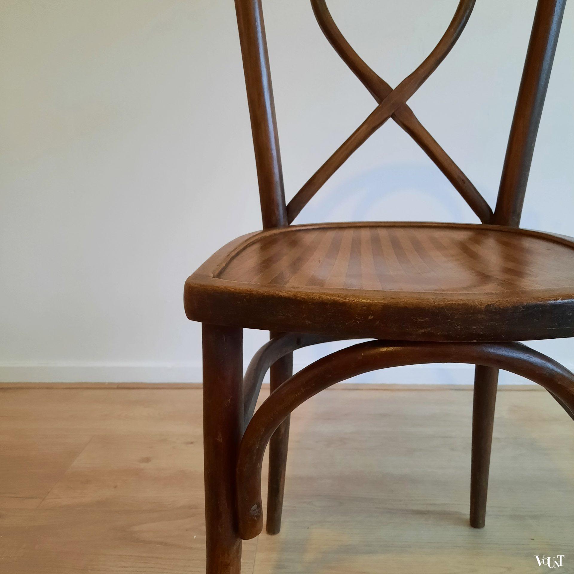 Set van 6 GYF stoelen, Frankrijk, ca. 1930