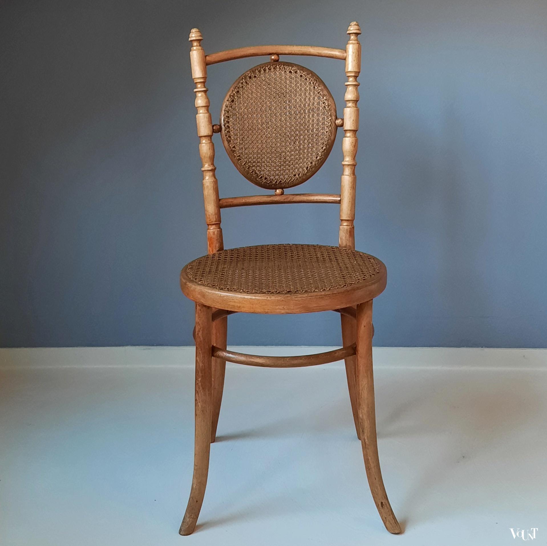 Bentwood stoel nr. 62, Fischel, ca. jaren '20