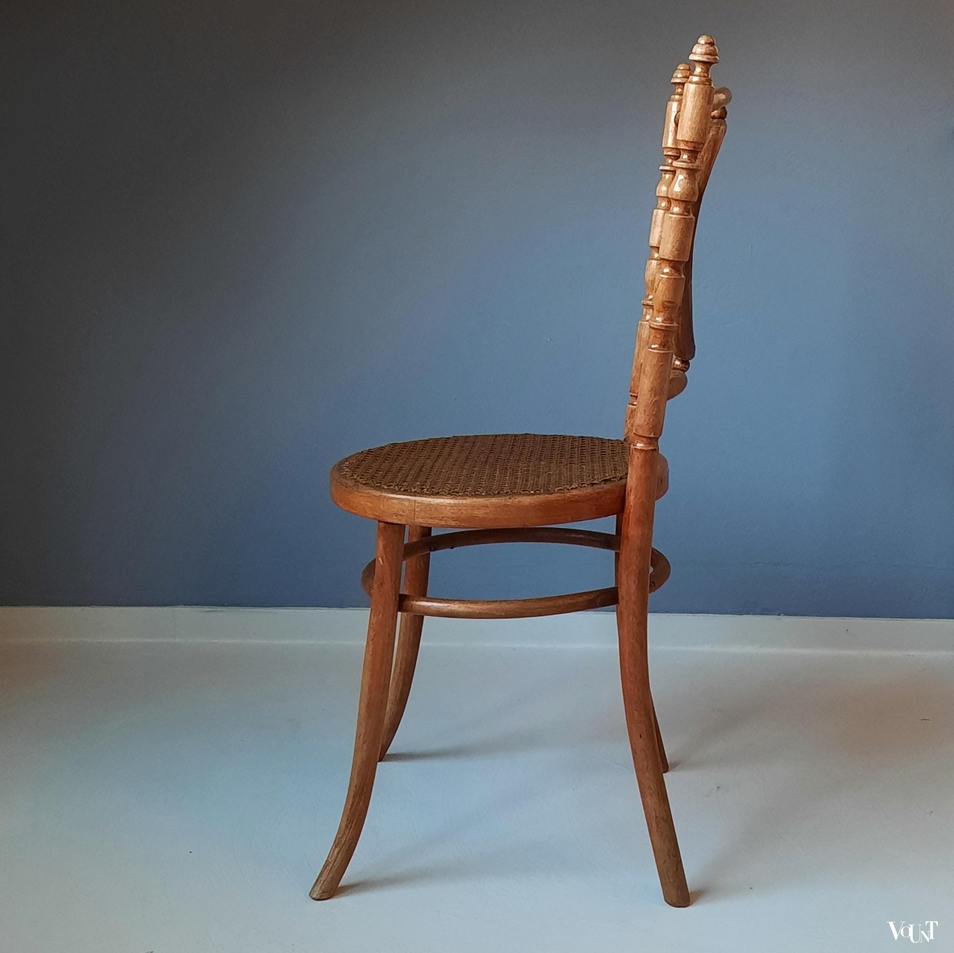 Bentwood stoel nr. 62, Fischel, ca. jaren '20