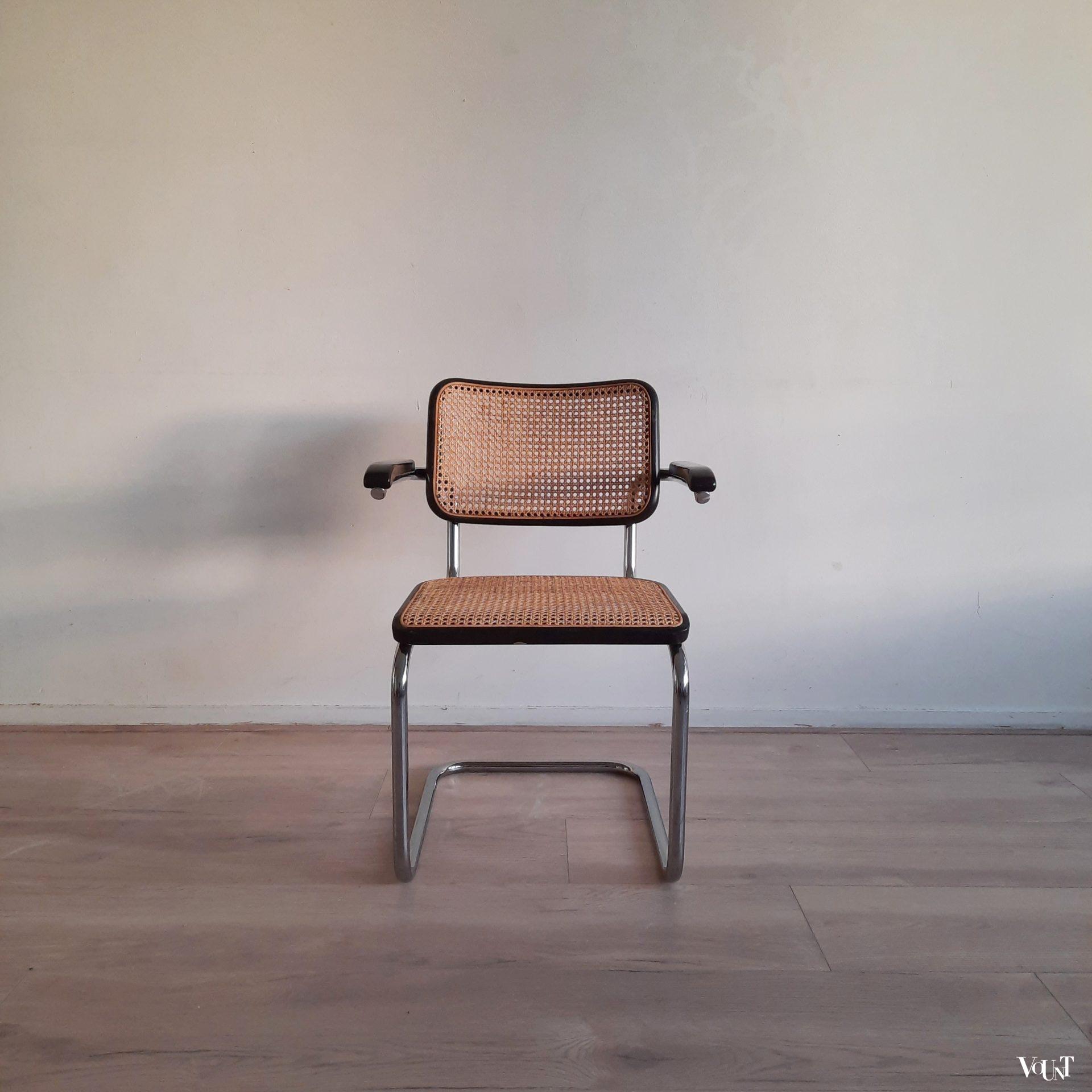 Set van 2 originele S64 stoelen, Marcel Breuer voor Thonet, jaren '80