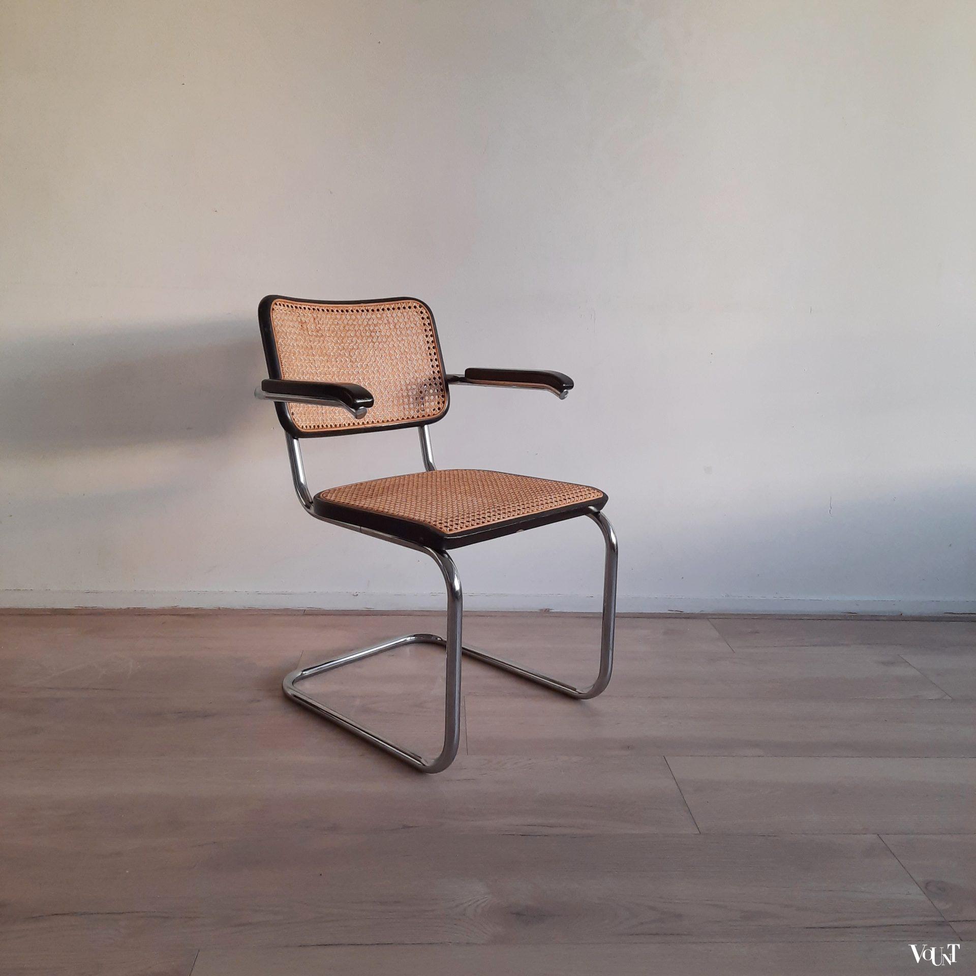 Set van 2 originele S64 stoelen, Marcel Breuer voor Thonet, jaren '80