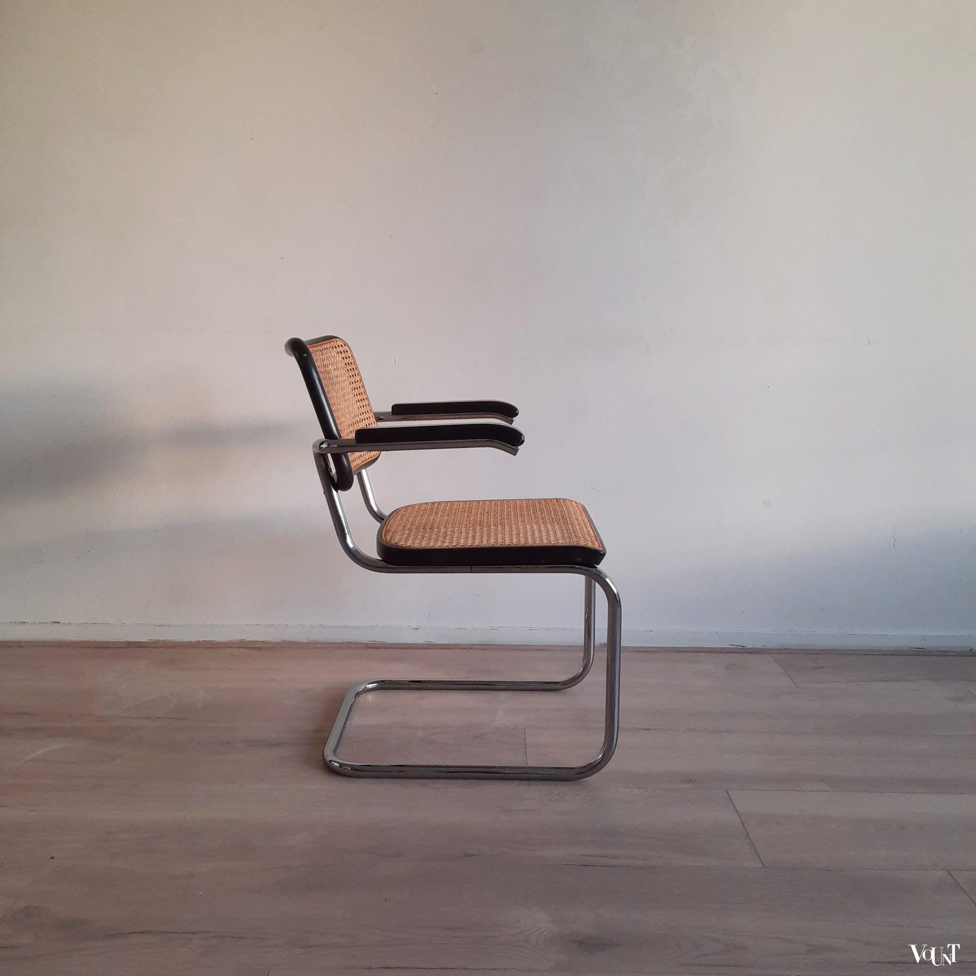 Set van 2 originele S64 stoelen, Marcel Breuer voor Thonet, jaren '80