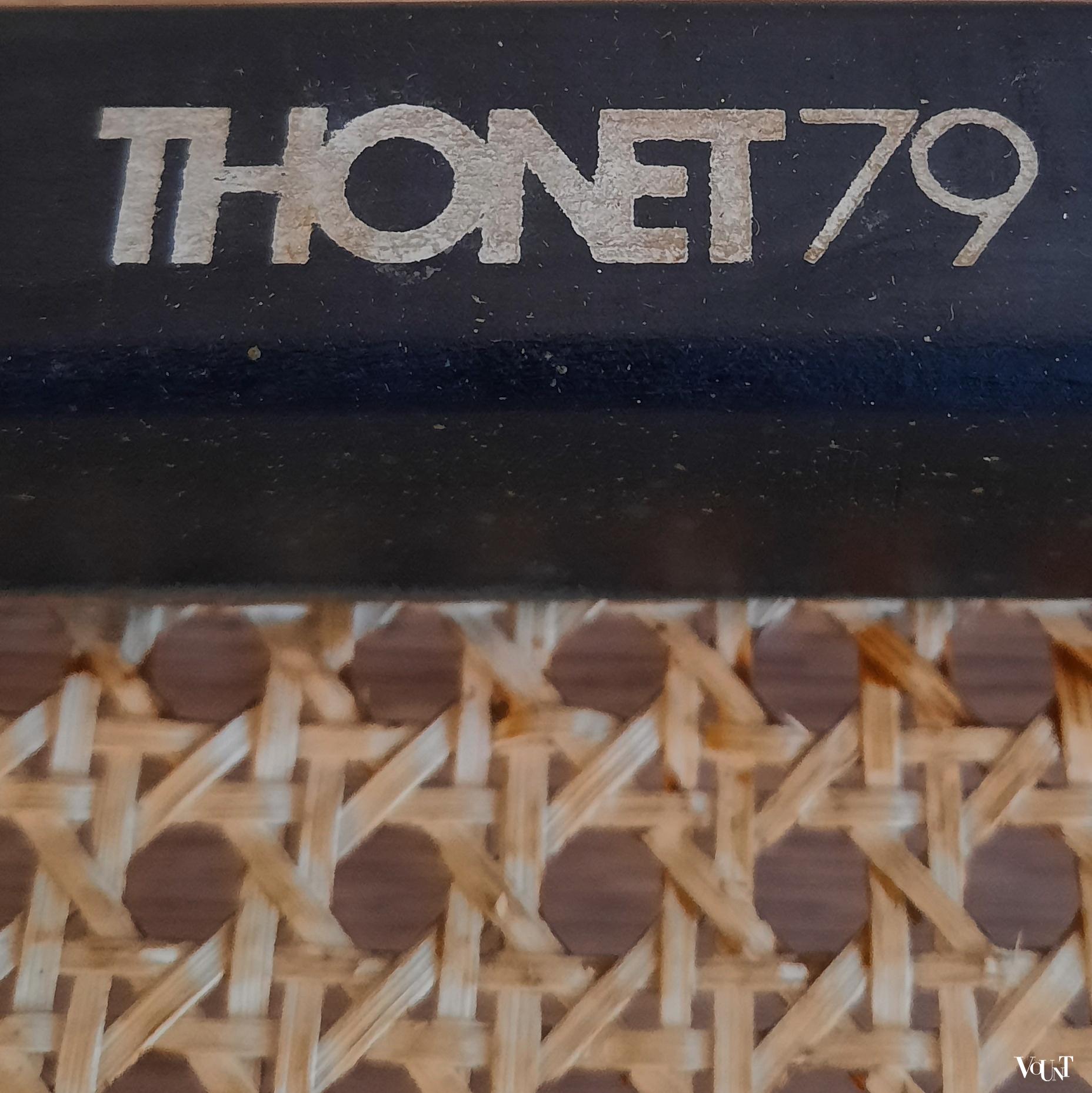 Set van 4 stoelen nr. 215 R, Thonet, jaren '70