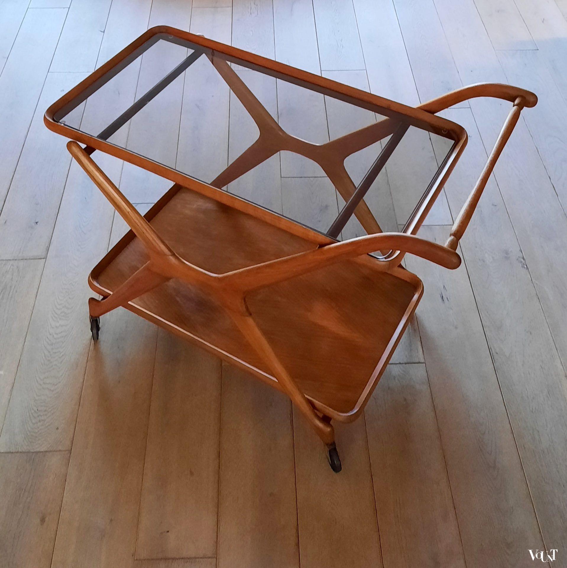 Serveerwagen / serving trolley nr. 942, meubelfabriek De Ster, jaren '50