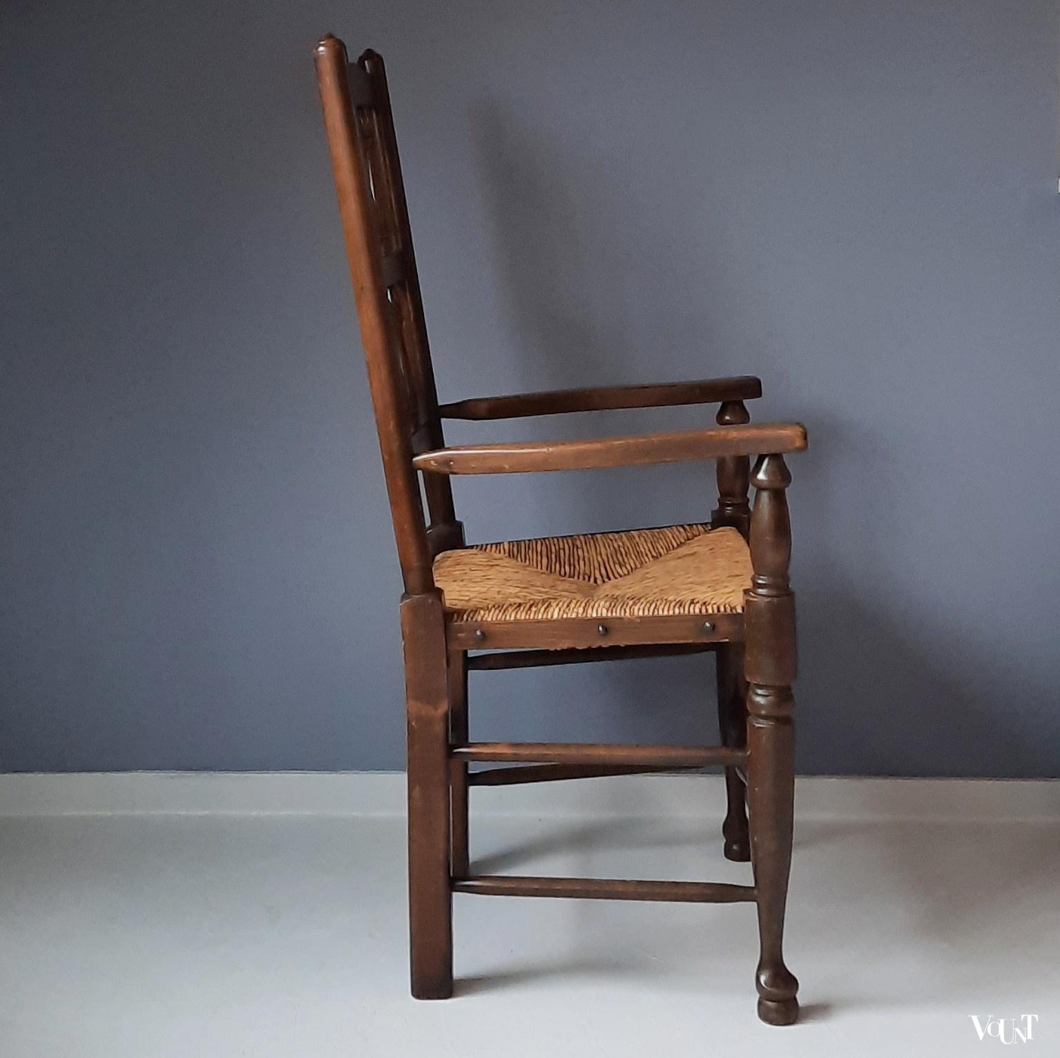 Vintage Lancashire Spindle Back Chair