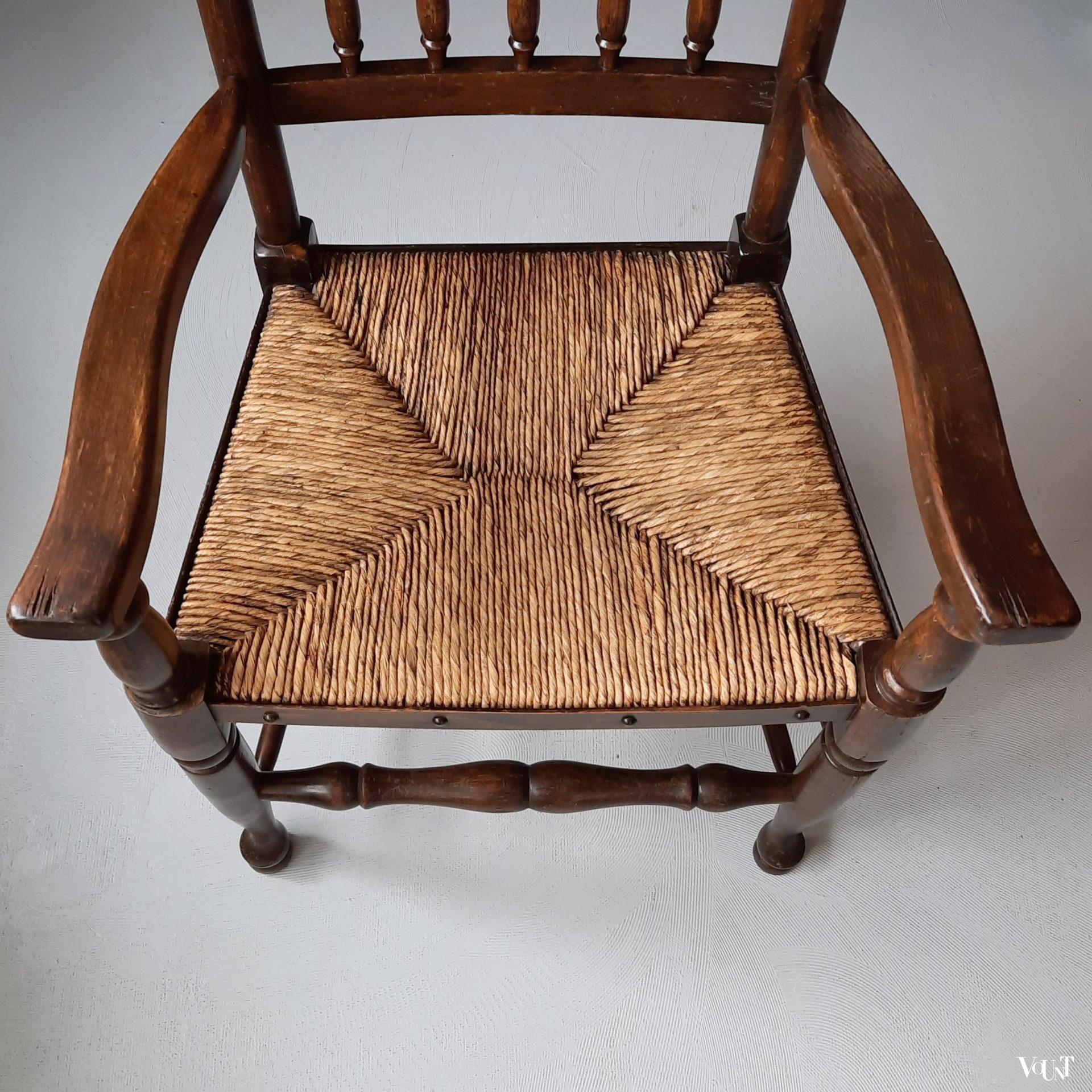 Vintage Lancashire Spindle Back Chair