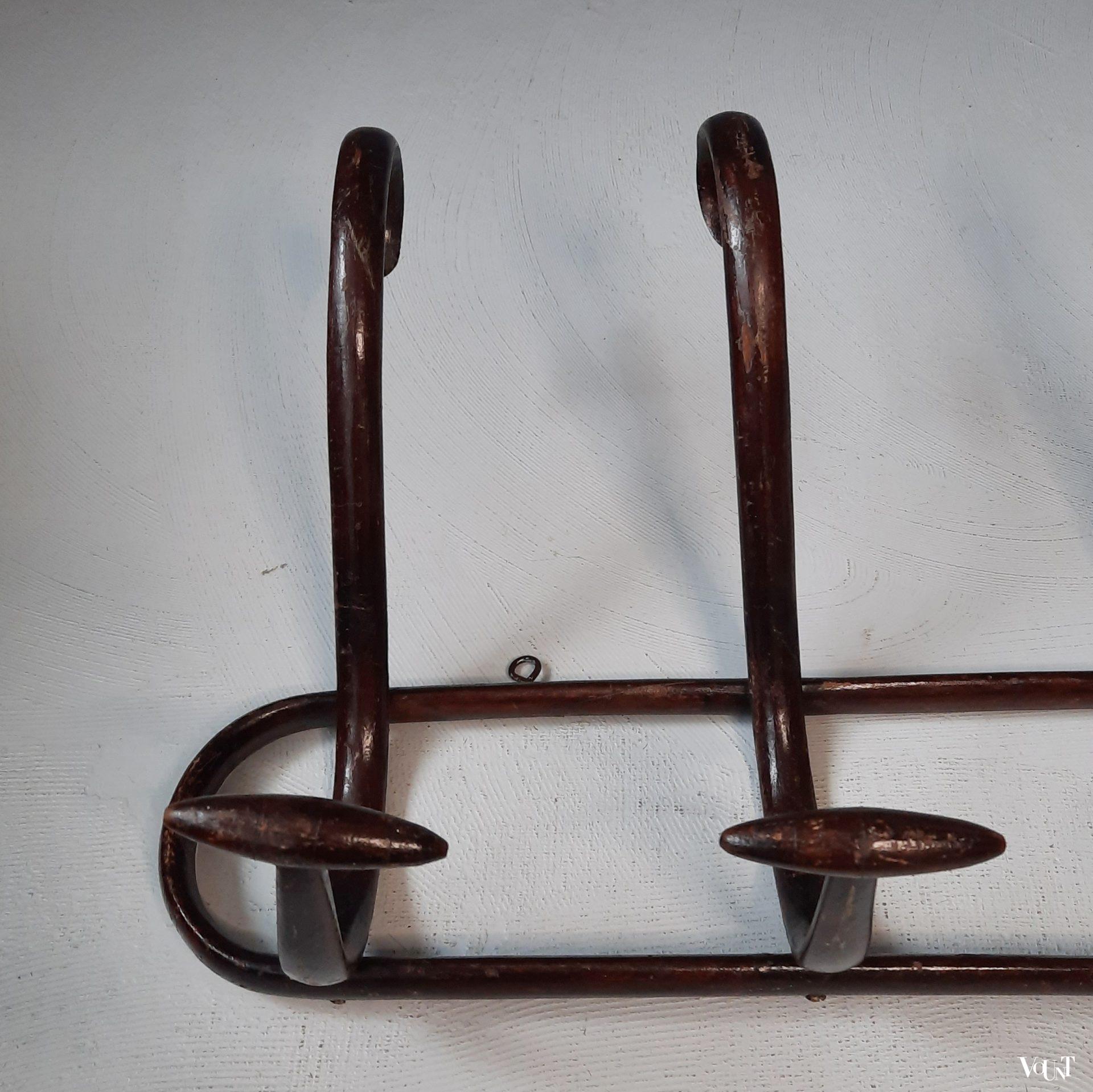 Beukenhouten bentwood wandkapstok, rond 1900