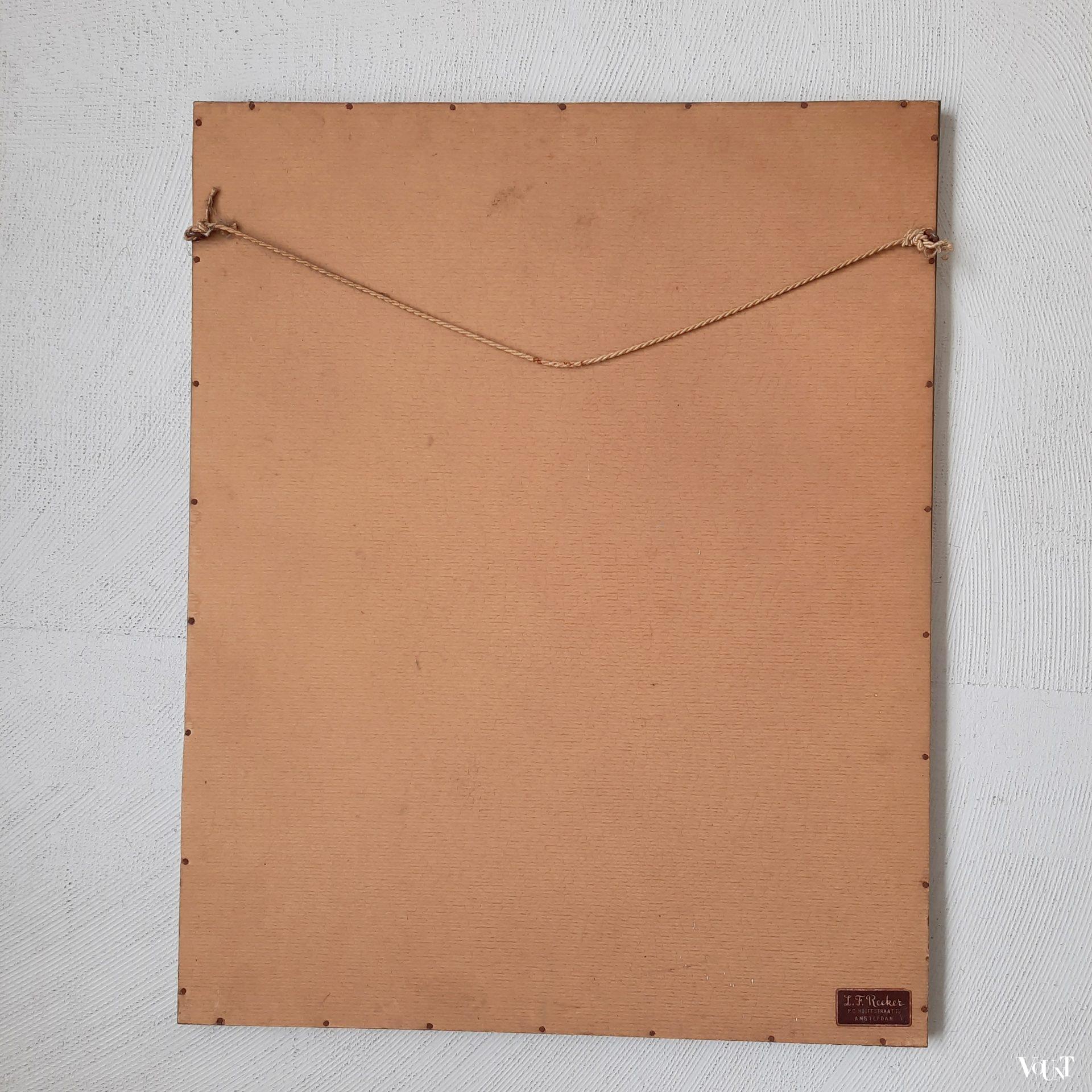 Pastel strelitzia reginae / paradijsvogelbloem, Dell, 1e helft 20e eeuw