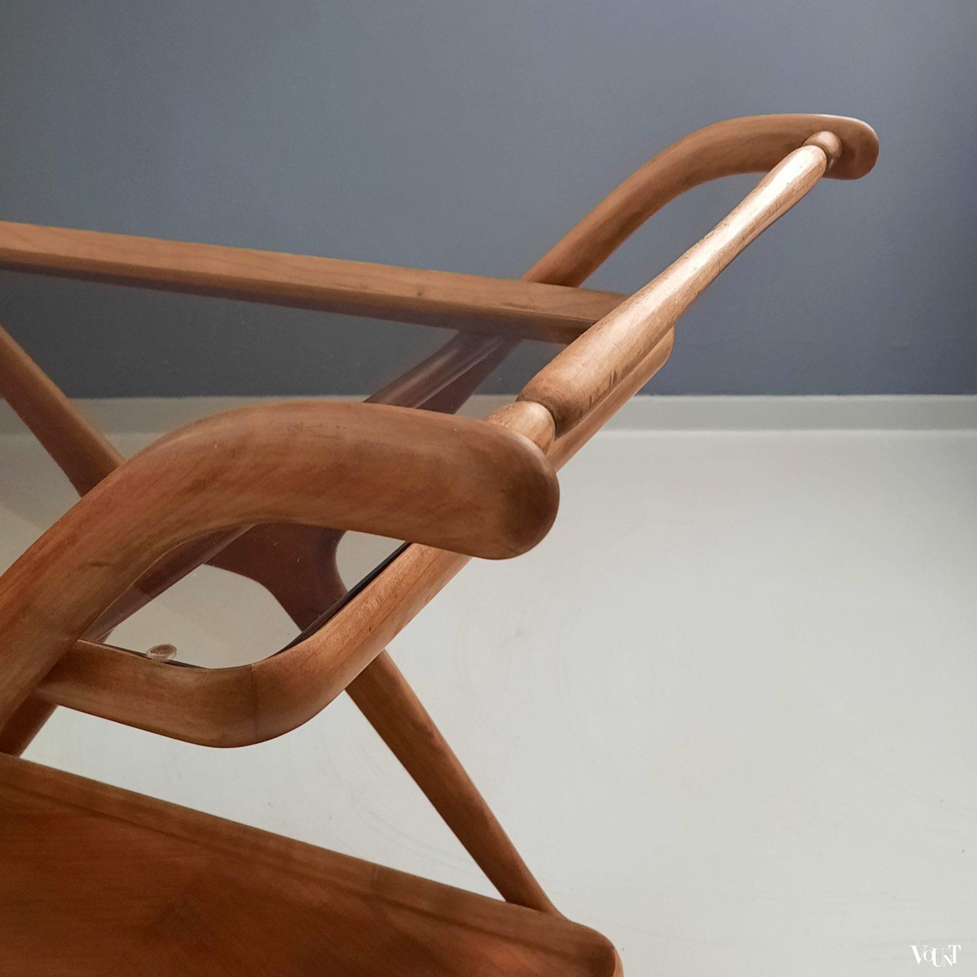 Serveerwagen / serving trolley nr. 942, meubelfabriek De Ster, jaren '50