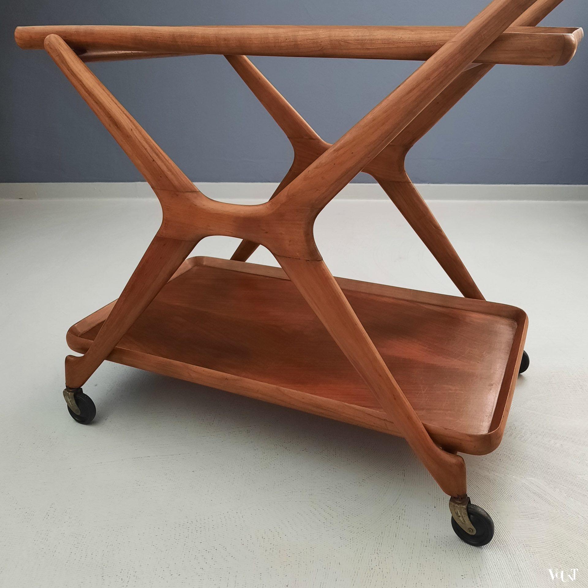 Serveerwagen / serving trolley nr. 942, meubelfabriek De Ster, jaren '50