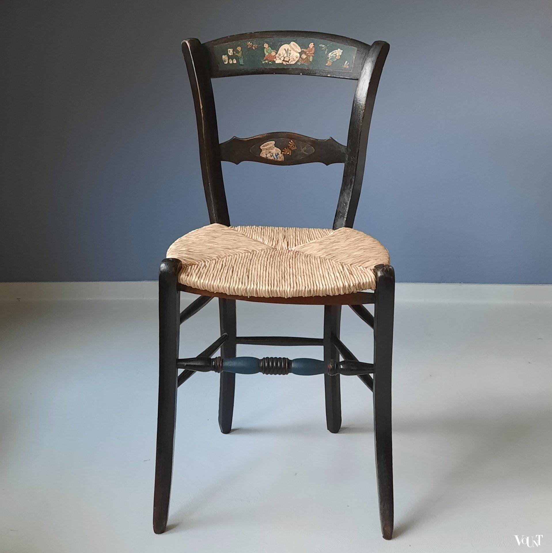 Chinoiserie stoeltje, 2e helft 19e eeuw