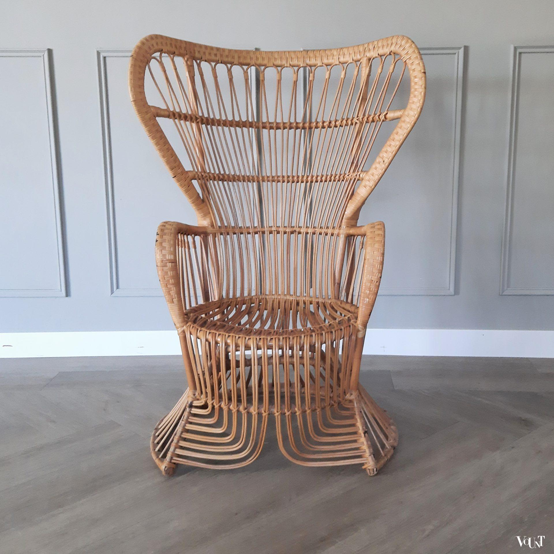 Rotan pauwstoel, Rohé Noordwolde, jaren '60