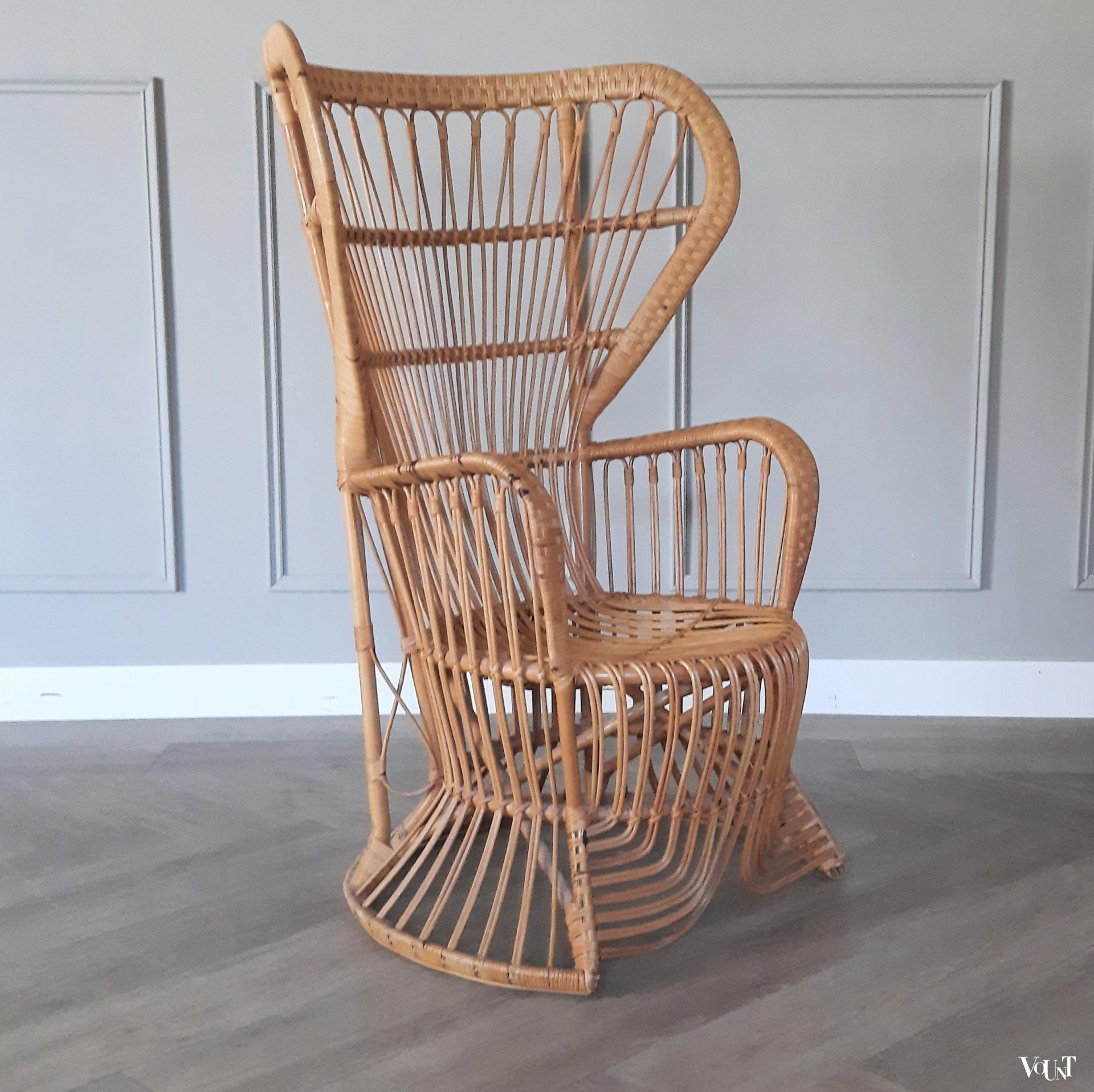 Rotan pauwstoel, Rohé Noordwolde, jaren '60