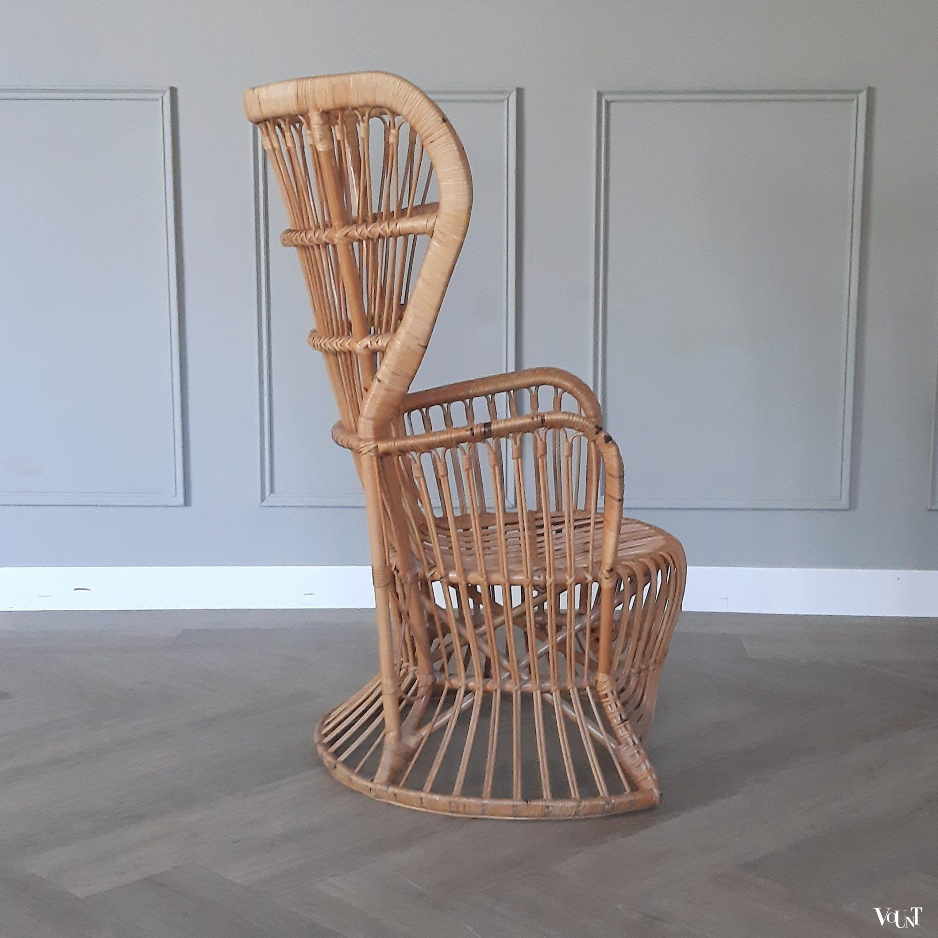 Rotan pauwstoel, Rohé Noordwolde, jaren '60