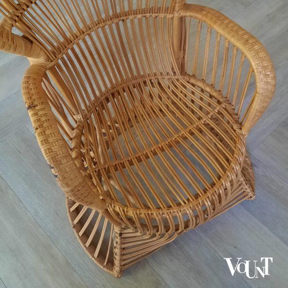 Rotan pauwstoel, Rohé Noordwolde, jaren '60