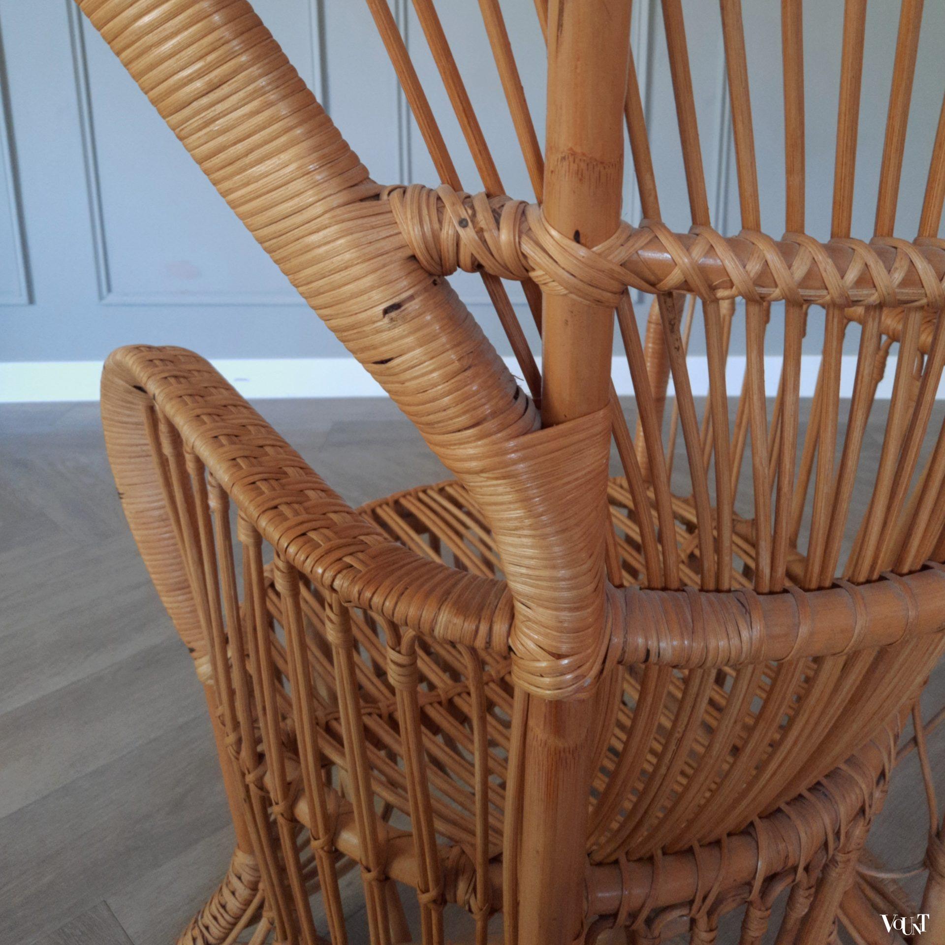 Rotan pauwstoel, Rohé Noordwolde, jaren '60