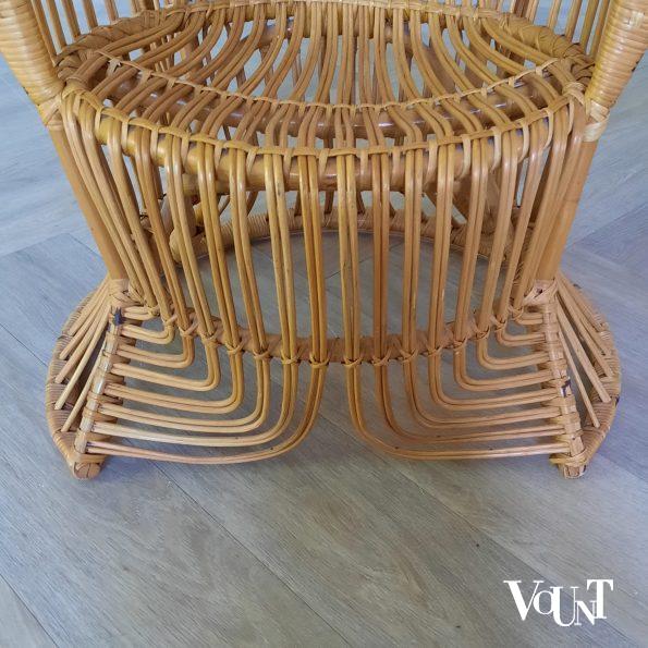 Rotan pauwstoel, Rohé Noordwolde, jaren '60