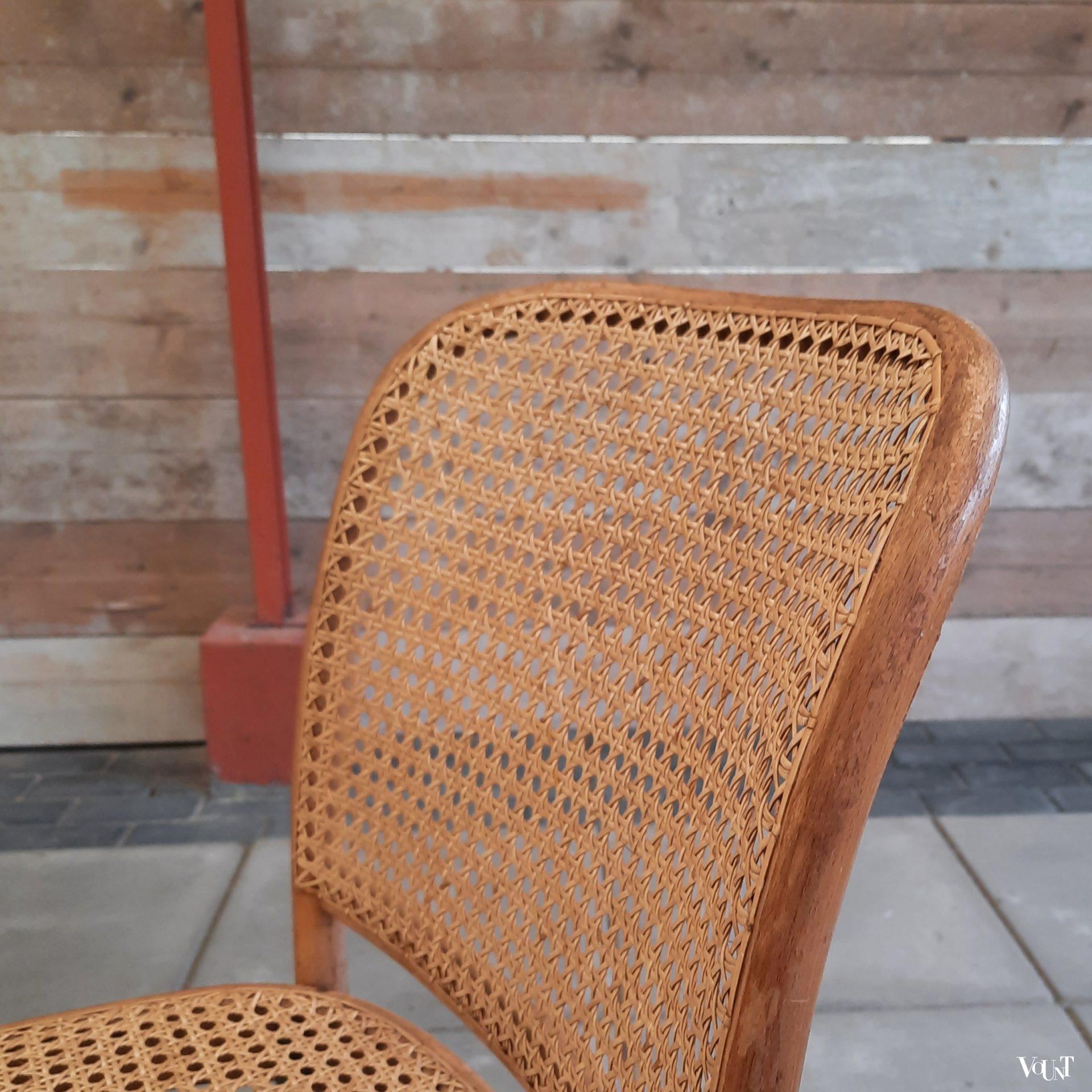 Set van 4 Praag of 811 stoelen, FMG, '70/'80