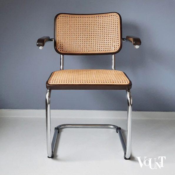 Bruine S64 stoel, Marcel Breuer voor Thonet, jaren '60
