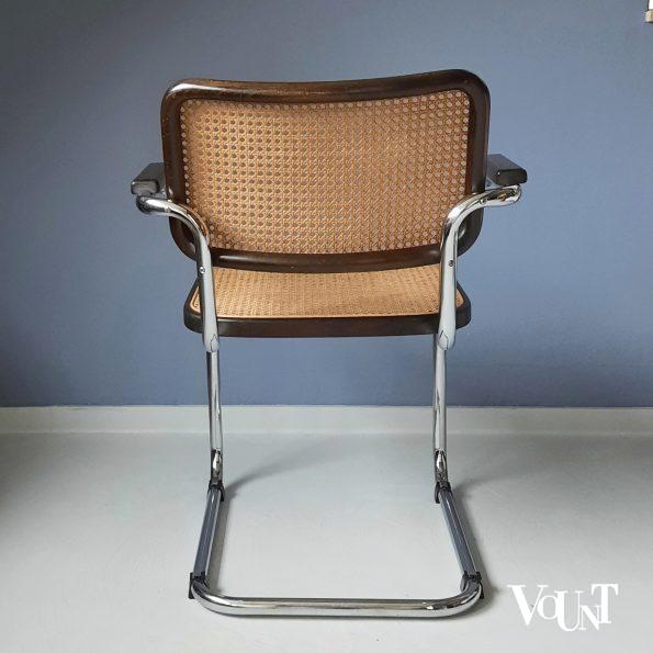 Bruine S64 stoel, Marcel Breuer voor Thonet, jaren '60