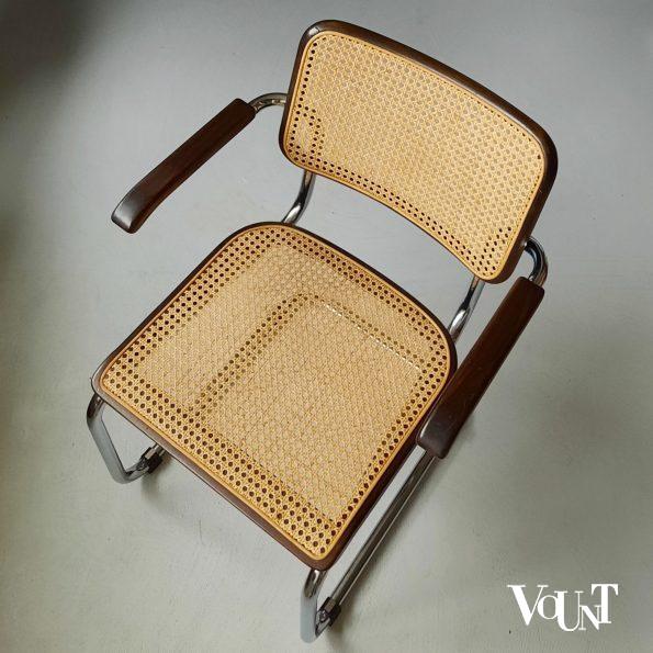 Bruine S64 stoel, Marcel Breuer voor Thonet, jaren '60