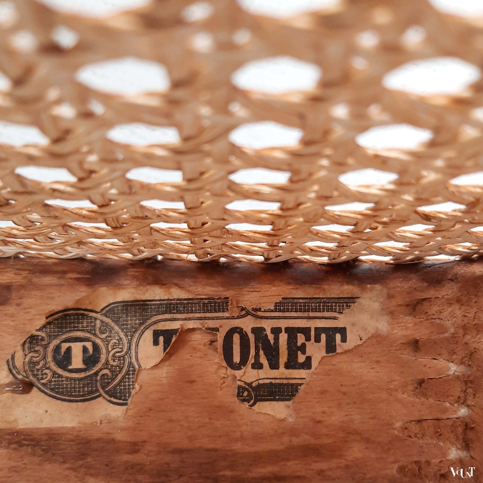 Set van 2 Praag of 811 stoelen, Josef Hoffmann voor Thonet/Ligna, jaren '50