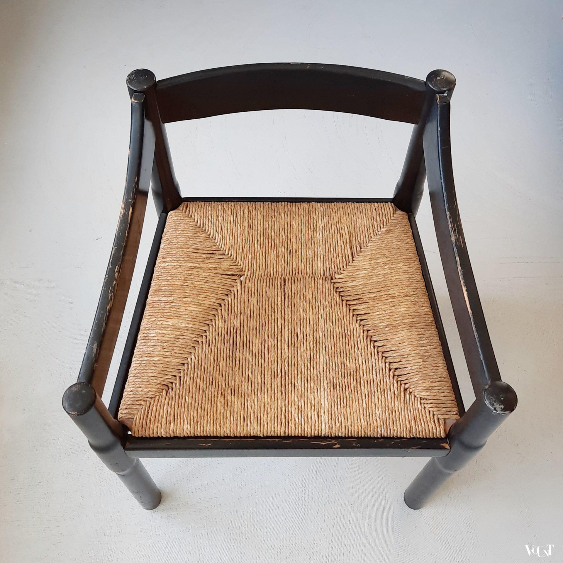 Carimate stoel, Vico Magistretti voor Cassina, jaren '60