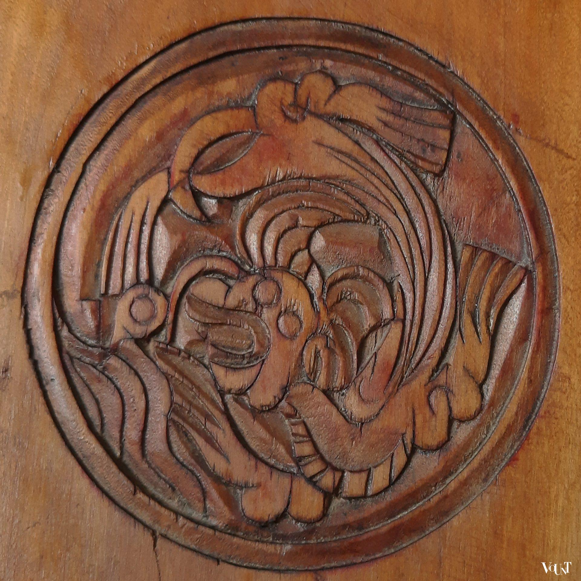 Vintage Chinese hoefijzerstoel