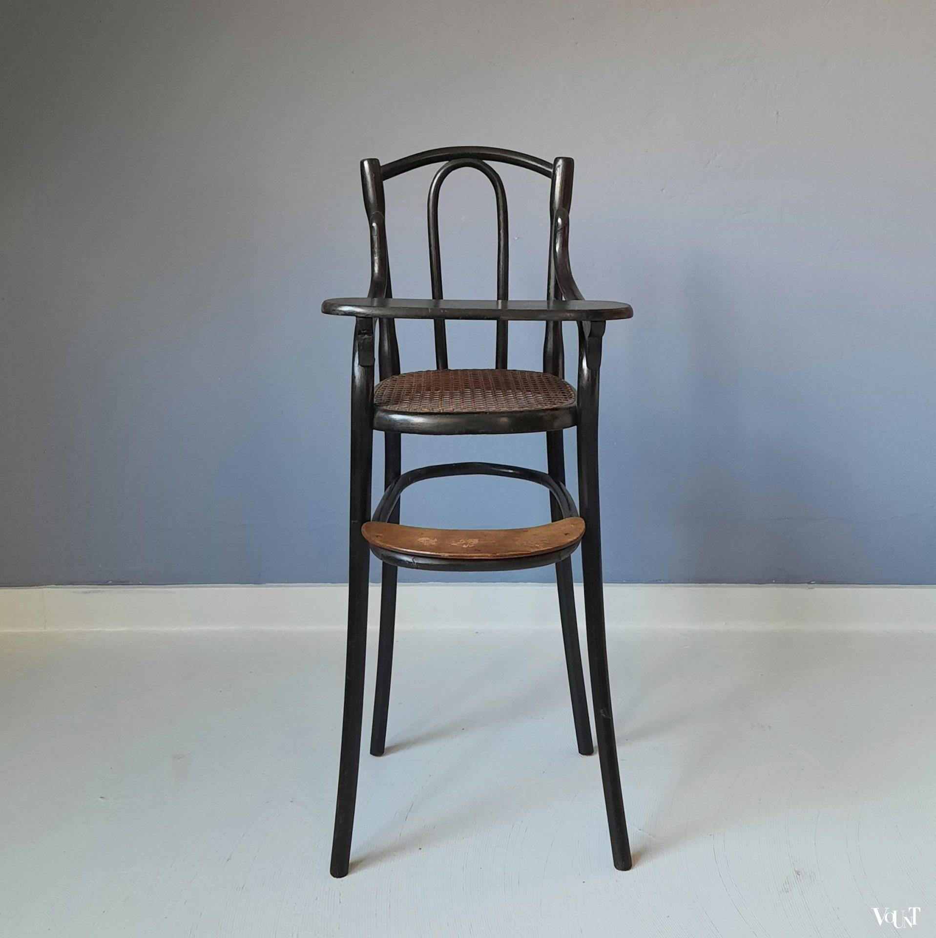 Antieke poppenstoel / Speisesessel nr. 2, Thonet, rond 1900
