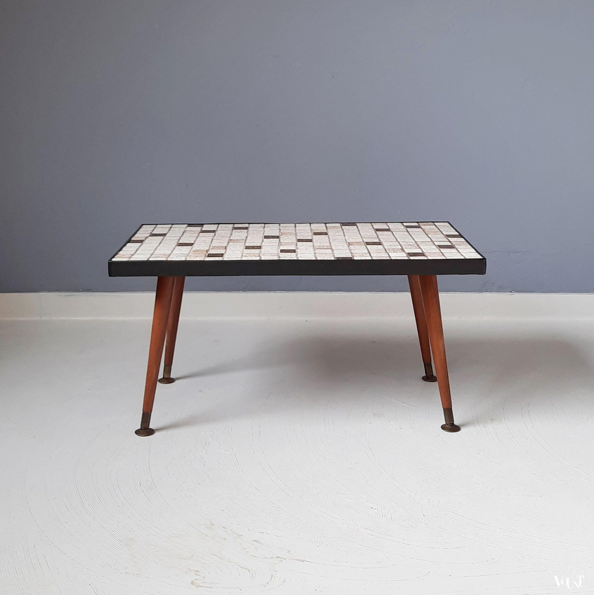 Bijzettafeltje mozaïek, jaren '50