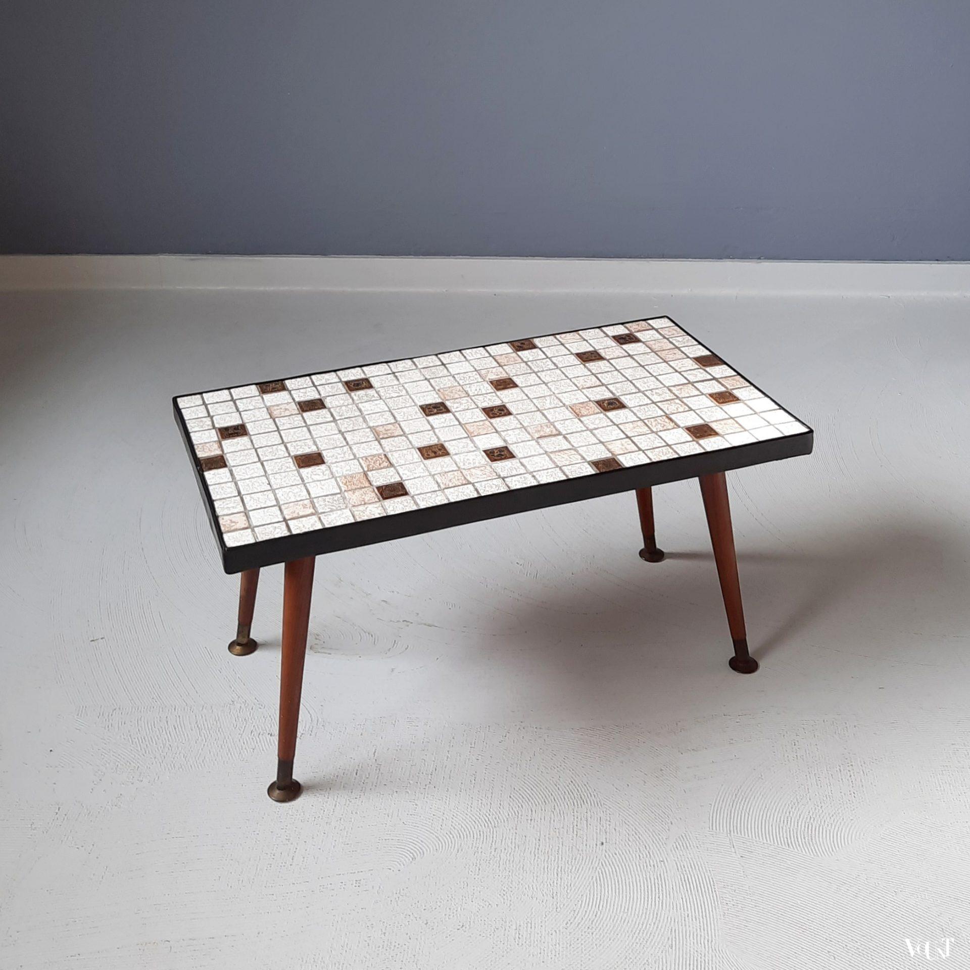 Bijzettafeltje mozaïek, jaren '50