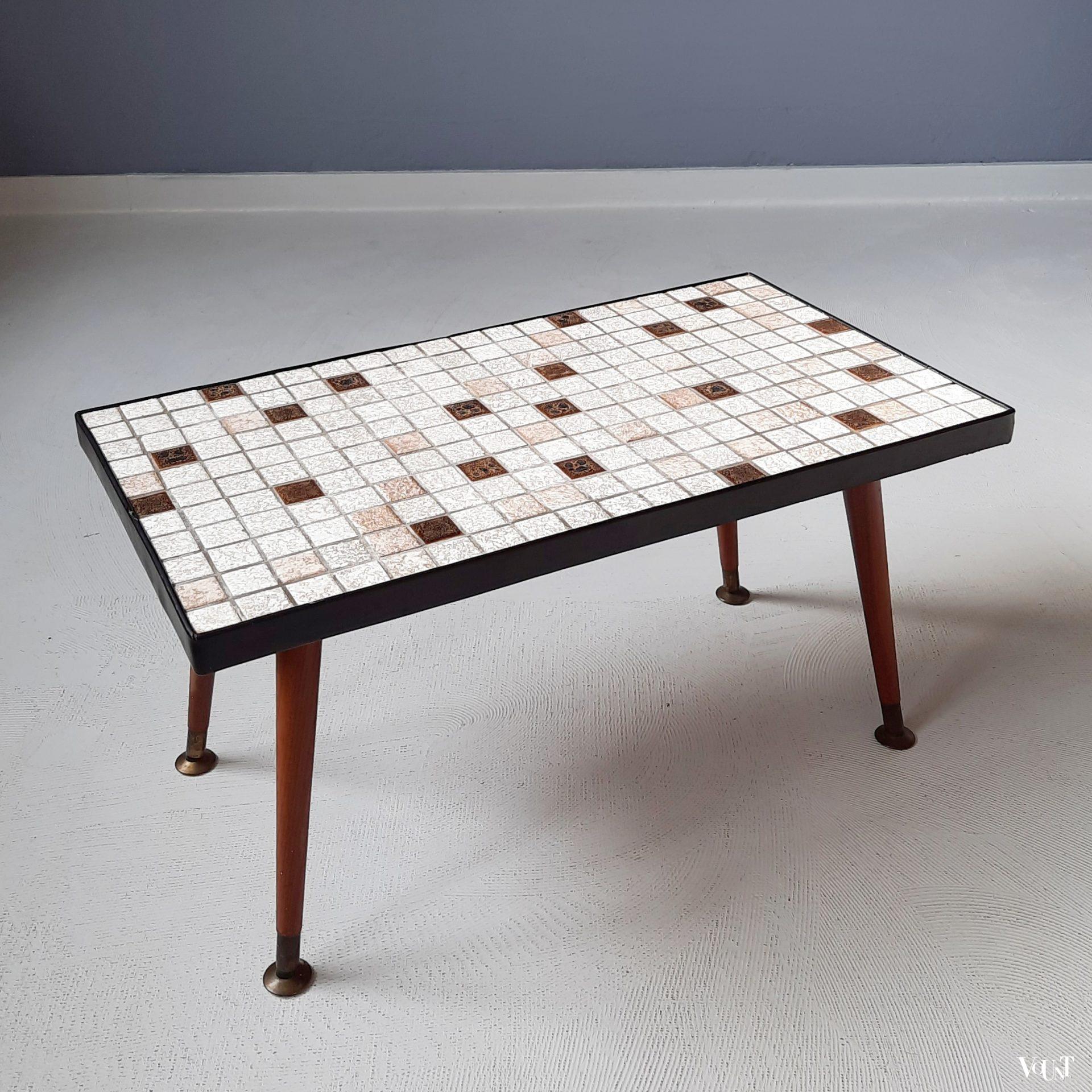 Bijzettafeltje mozaïek, jaren '50