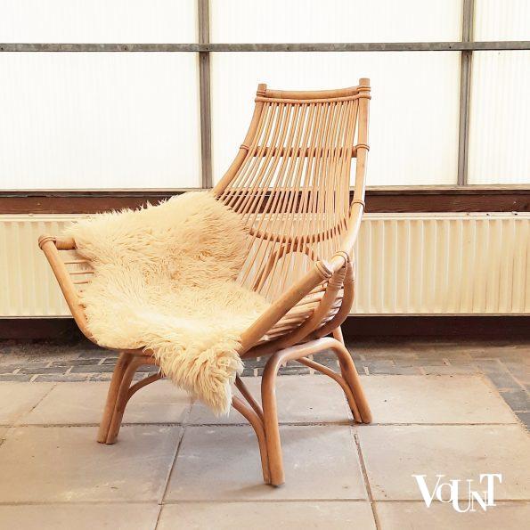 Rotan fauteuil, jaren '80