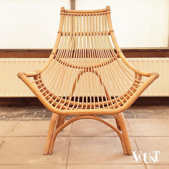 Rotan fauteuil, jaren '80